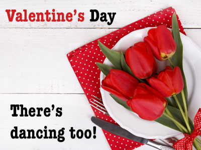 Be my Valentine - at Cafe Class Italian restaurant in Woking, Surrey